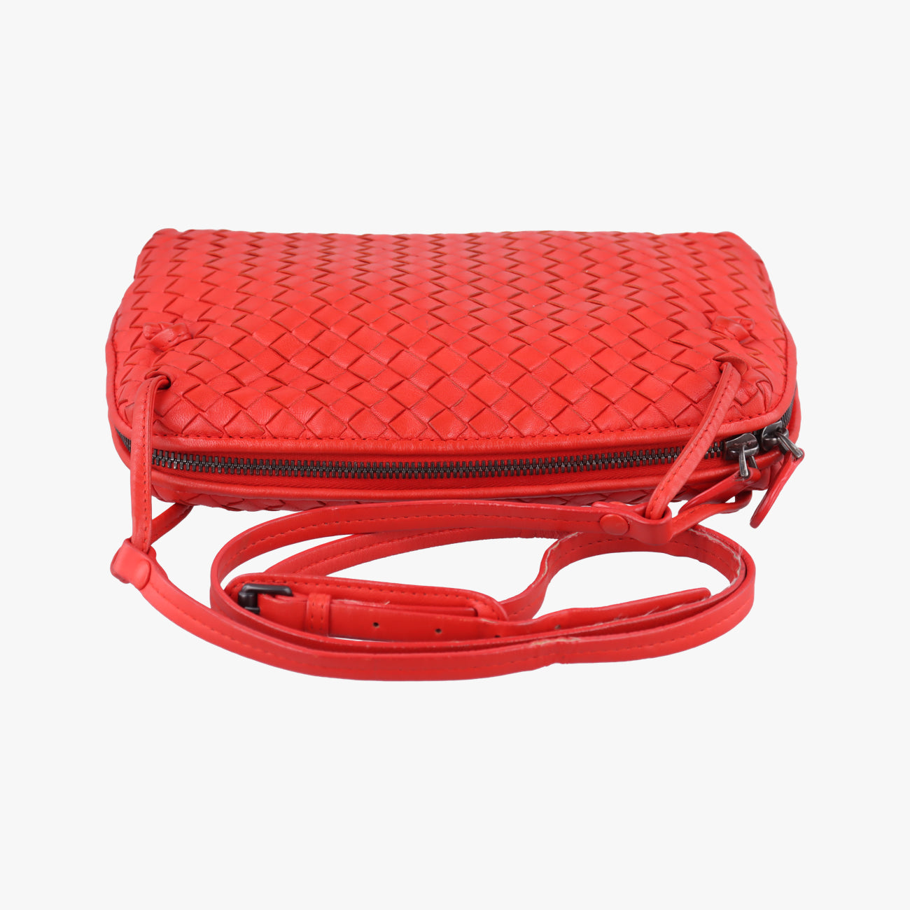 NODINI IntrecciatoRedlambskinB05677180Aノディーニ イントレチャートレッドラムスキンB05677180A