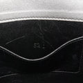 Metallic Nappa Stitching Diagramme ChainSilverlambskin62 Dメタリックナッパステッチダイアグラムチェーンシルバーラムスキン62 D