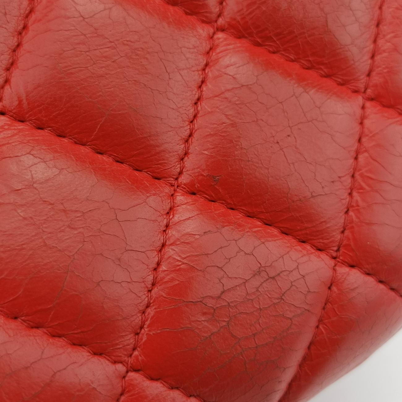 Matelasse Coco MarkRedlambskinA9173115848474マトラッセ ココマークレッドラムスキンA9173115848474