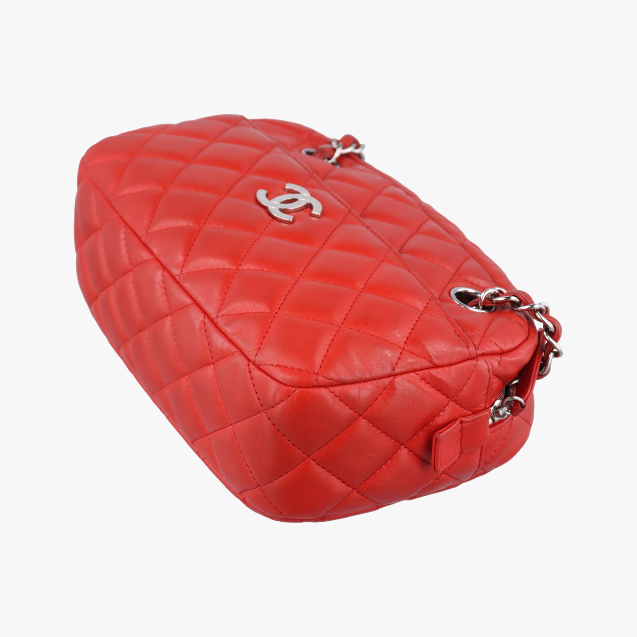 Matelasse Coco MarkRedlambskinA9173115848474マトラッセ ココマークレッドラムスキンA9173115848474