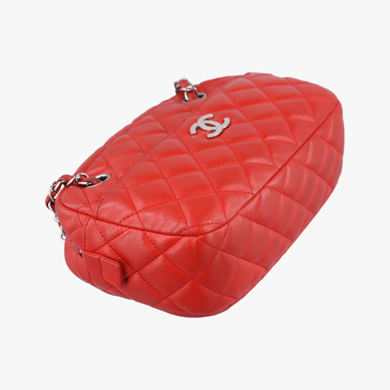 Matelasse Coco MarkRedlambskinA9173115848474マトラッセ ココマークレッドラムスキンA9173115848474