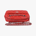 Matelasse Coco MarkRedlambskinA9173115848474マトラッセ ココマークレッドラムスキンA9173115848474