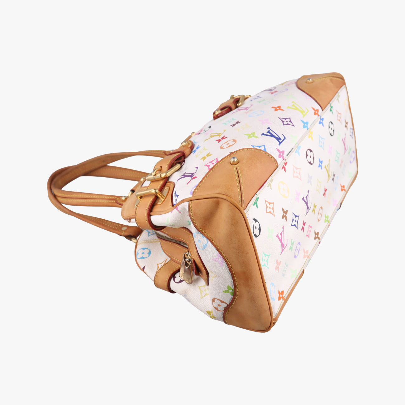 CLAUDIAWhiteMonogram MulticolorM40193Lot number unknownクラウディアブロンモノグラム マルチカラーM40193製番不明