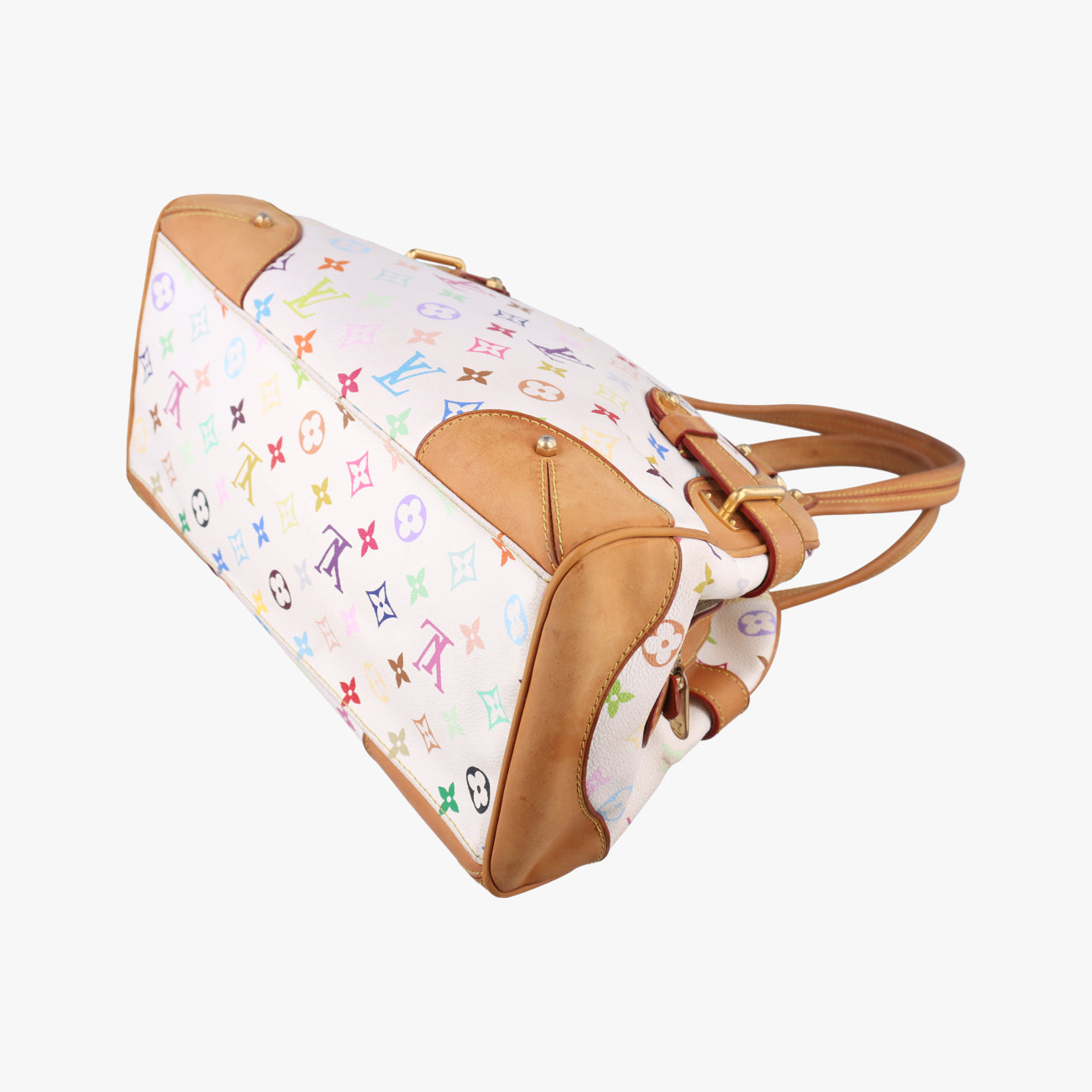 CLAUDIAWhiteMonogram MulticolorM40193Lot number unknownクラウディアブロンモノグラム マルチカラーM40193製番不明
