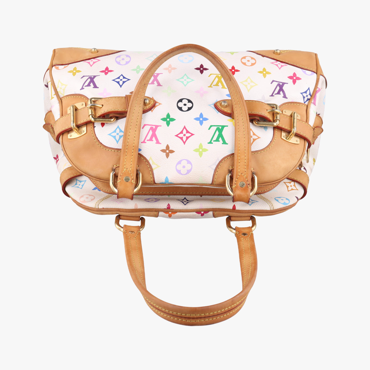 CLAUDIAWhiteMonogram MulticolorM40193Lot number unknownクラウディアブロンモノグラム マルチカラーM40193製番不明