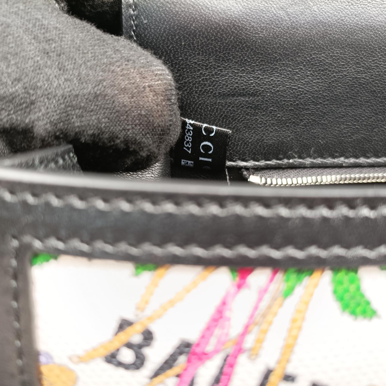 Hacker Project FloraMulticolourfabric×Leather681697H036343837ハッカープロジェクト フローラマルチカラーファブリック×レザー681697H036343837