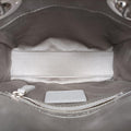 Satin Crystal Cannage Mini Lady DiorSilversatin11-MA-0179サテンクリスタル カナージュ ミニ レディ ディオールシルバーサテン11-MA-0179