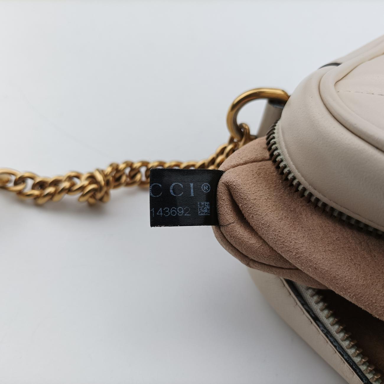 GG MarmontWhiteLeather448065B024143692GGマーモントホワイトレザー448065B024143692