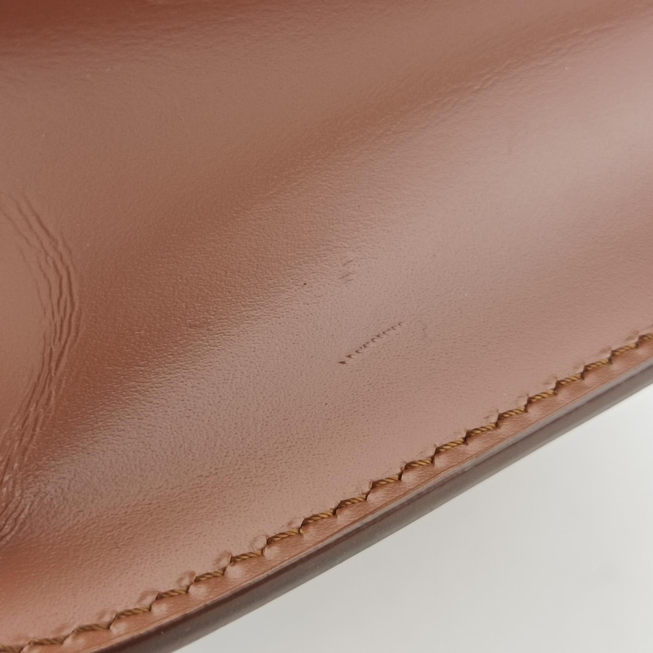 TB  structuredBrownLeatherITALBSRL239CALTBロゴブラウンレザーITALBSRL239CAL