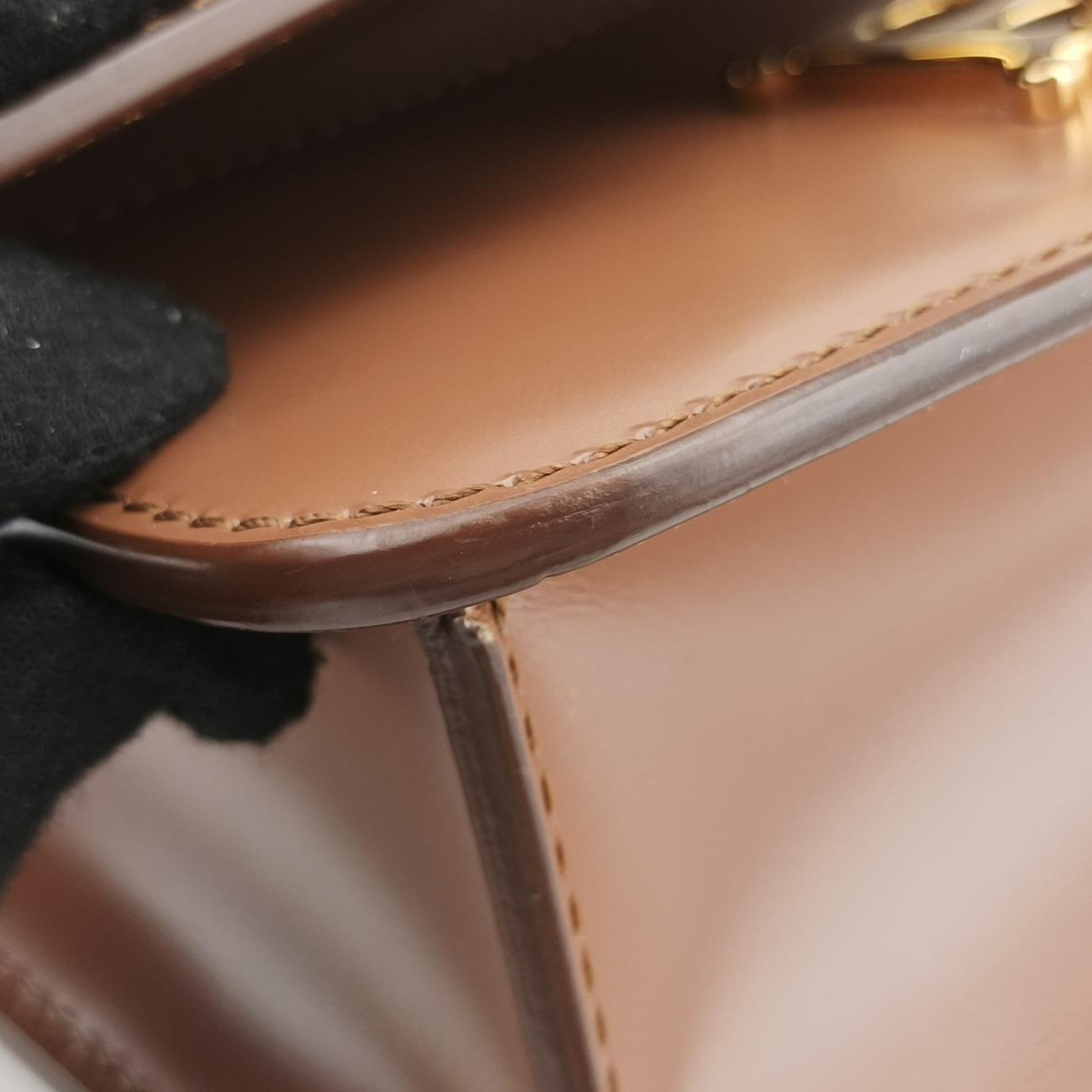 TB  structuredBrownLeatherITALBSRL239CALTBロゴブラウンレザーITALBSRL239CAL