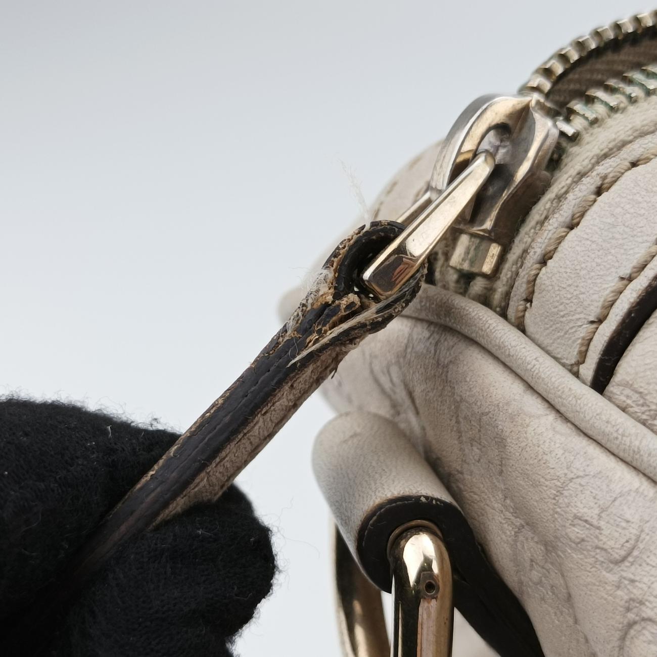 Microguccissima JoyWhiteLeather322231F014377801マイクログッチシマホワイトレザー322231F014377801