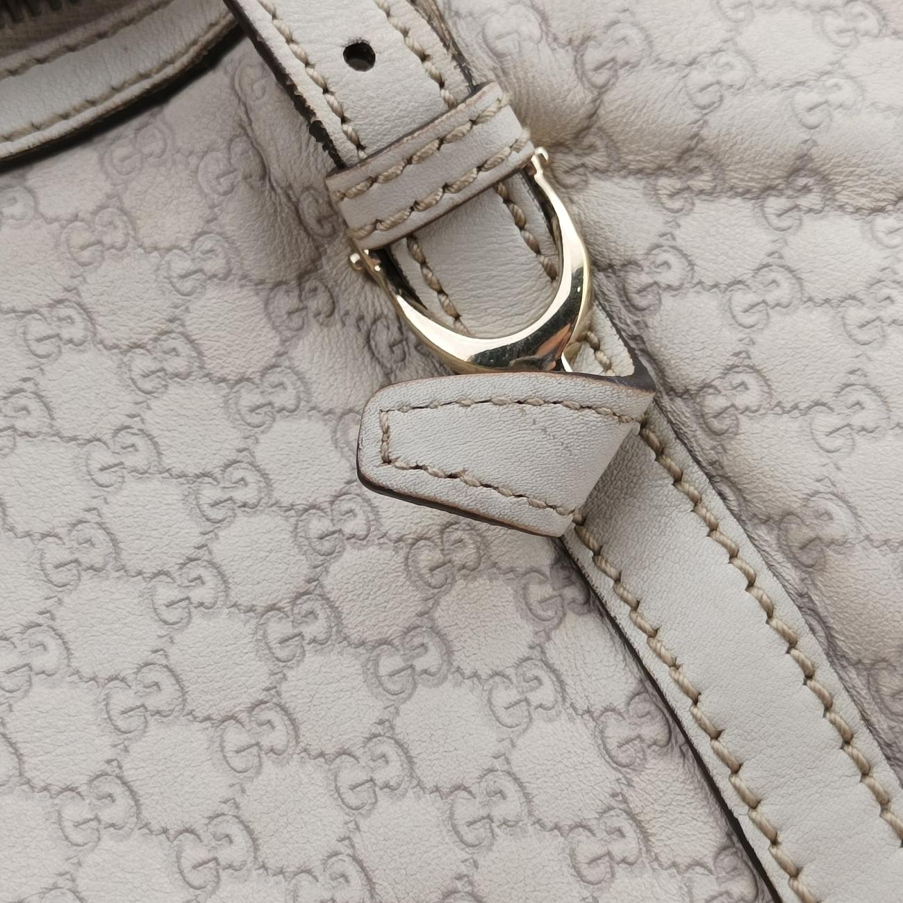 Microguccissima JoyWhiteLeather322231F014377801マイクログッチシマホワイトレザー322231F014377801