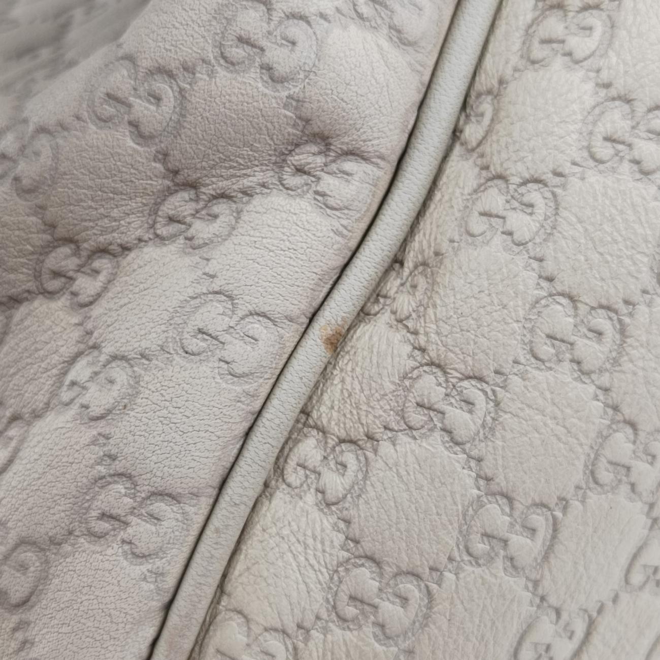 Microguccissima JoyWhiteLeather322231F014377801マイクログッチシマホワイトレザー322231F014377801
