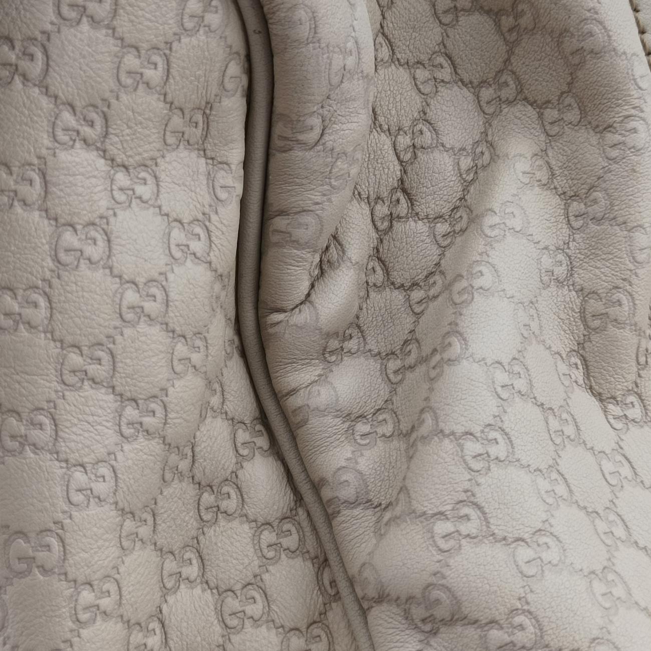 Microguccissima JoyWhiteLeather322231F014377801マイクログッチシマホワイトレザー322231F014377801