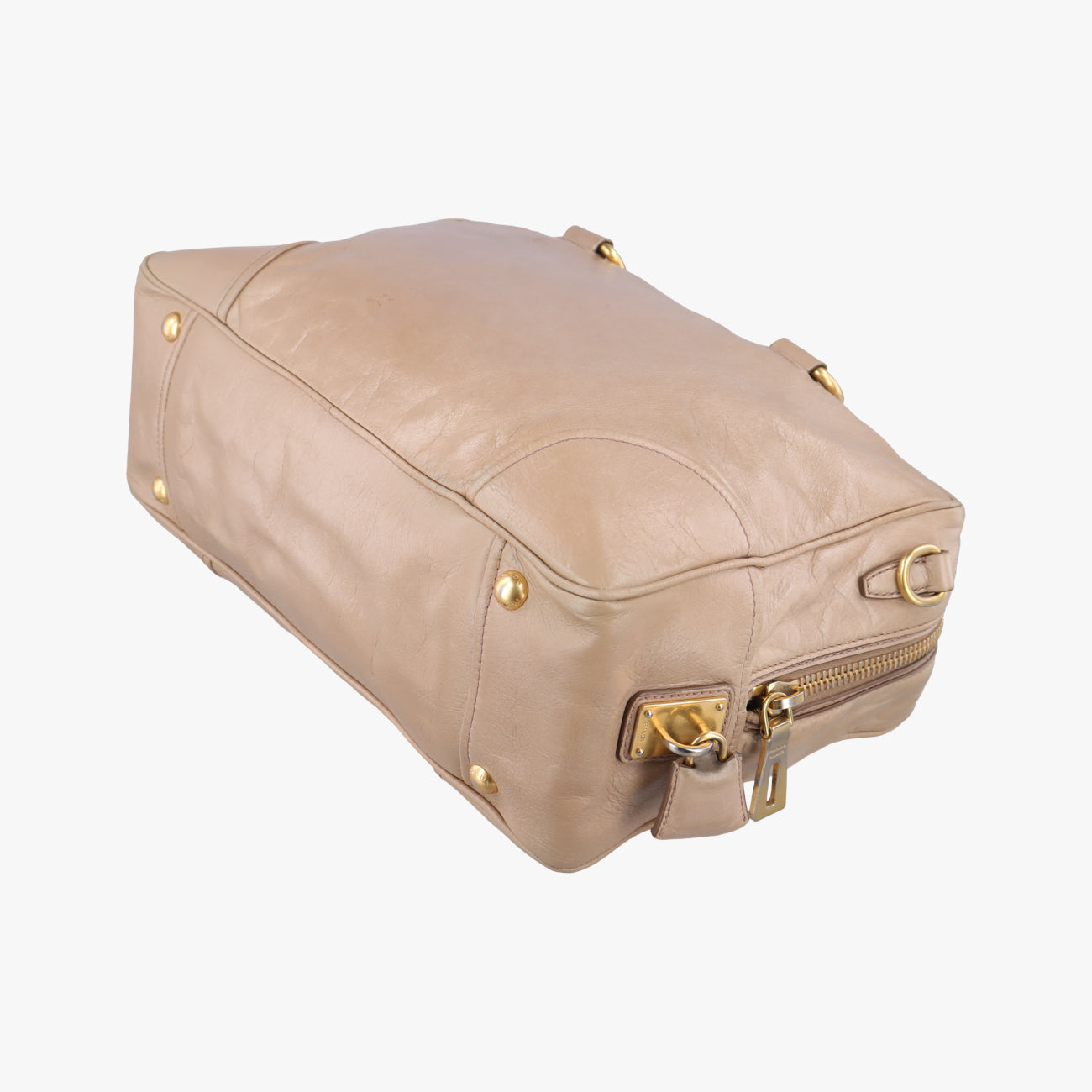 Vitello Shine Shopping ToteBeigeLeatherBL0821208 58/Nヴィテッロ シャイン ショッピングトートベージュレザーBL0821208 58/N