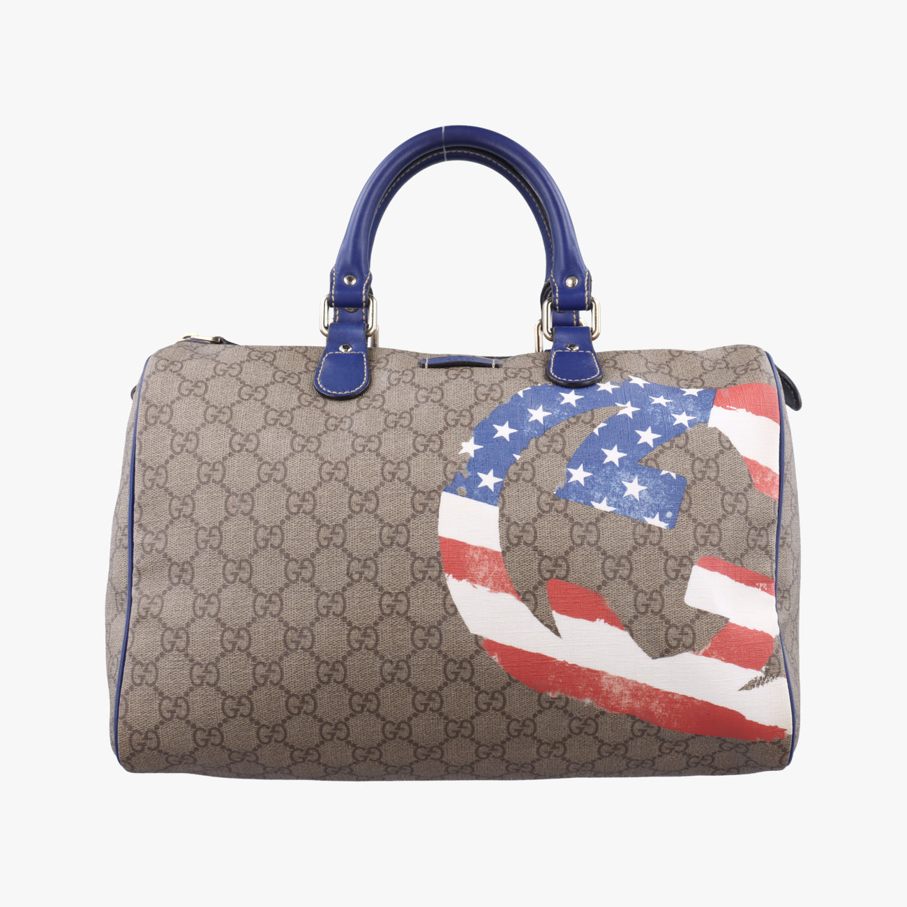 Italian Flag GG SupremeBrownPVC coated canvas195451D012996482イタリア フラッグ GGスプリームブラウンPVCコーティングキャンバス195451D012996482