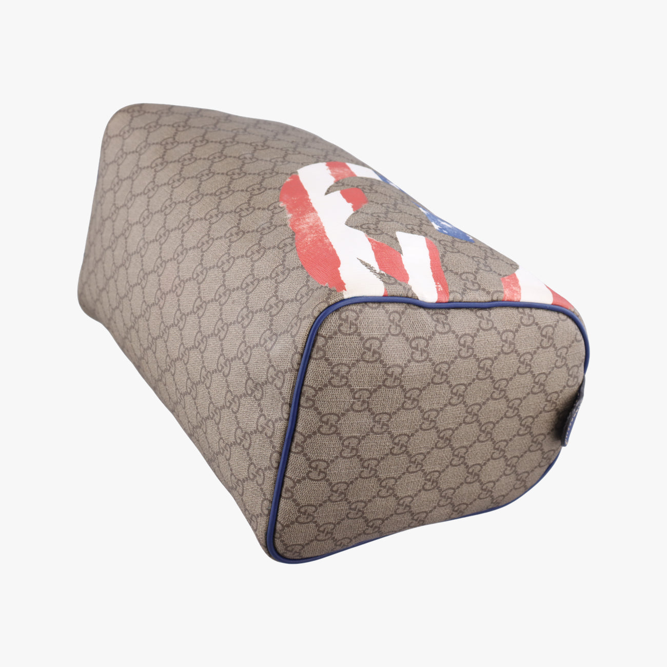 Italian Flag GG SupremeBrownPVC coated canvas195451D012996482イタリア フラッグ GGスプリームブラウンPVCコーティングキャンバス195451D012996482