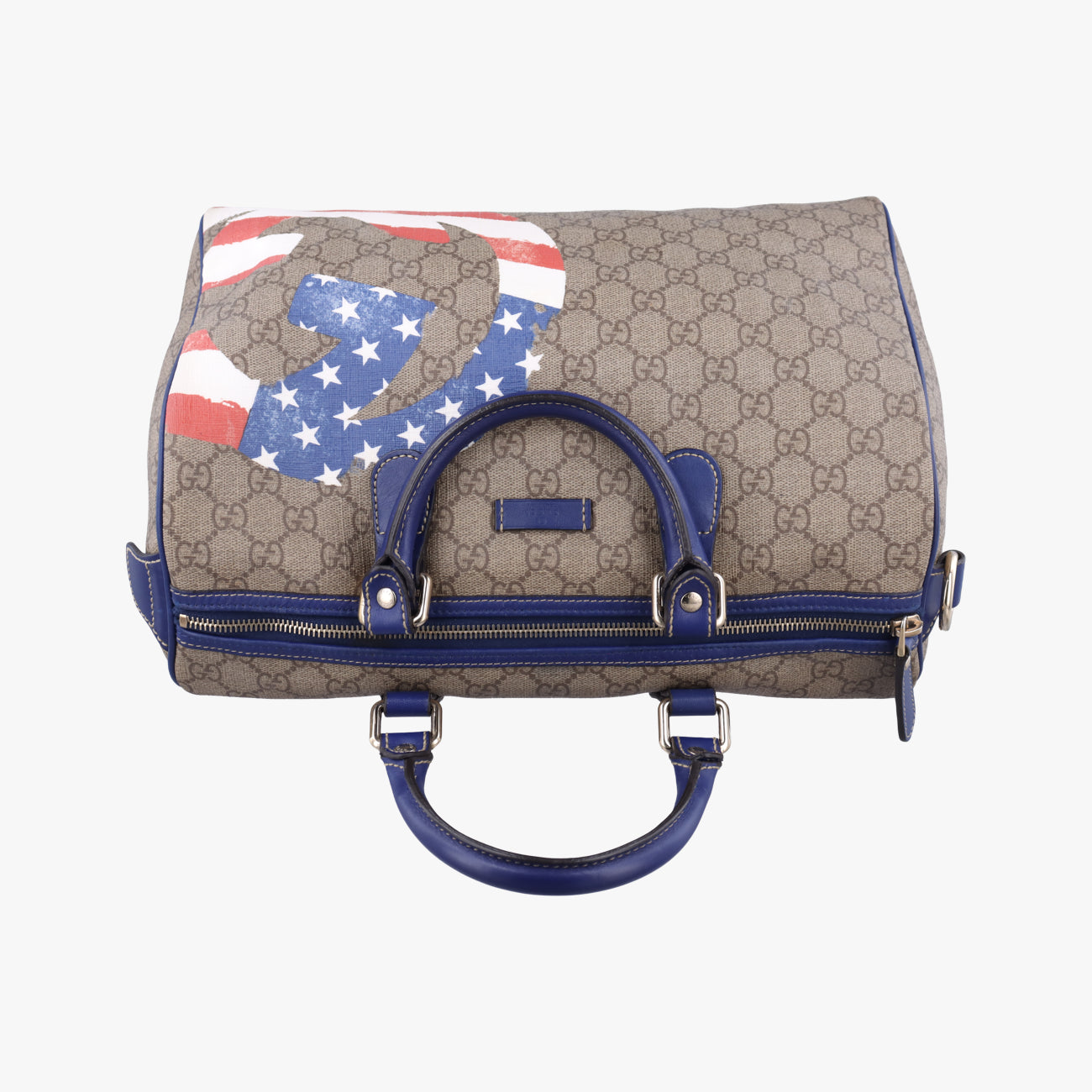 Italian Flag GG SupremeBrownPVC coated canvas195451D012996482イタリア フラッグ GGスプリームブラウンPVCコーティングキャンバス195451D012996482