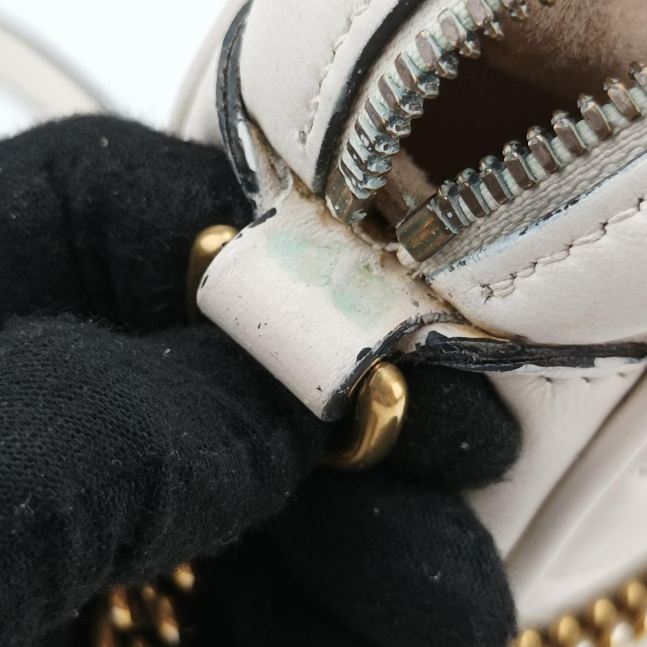 GG MarmontWhiteLeather550154C032291227GGマーモントホワイトレザー550154C032291227