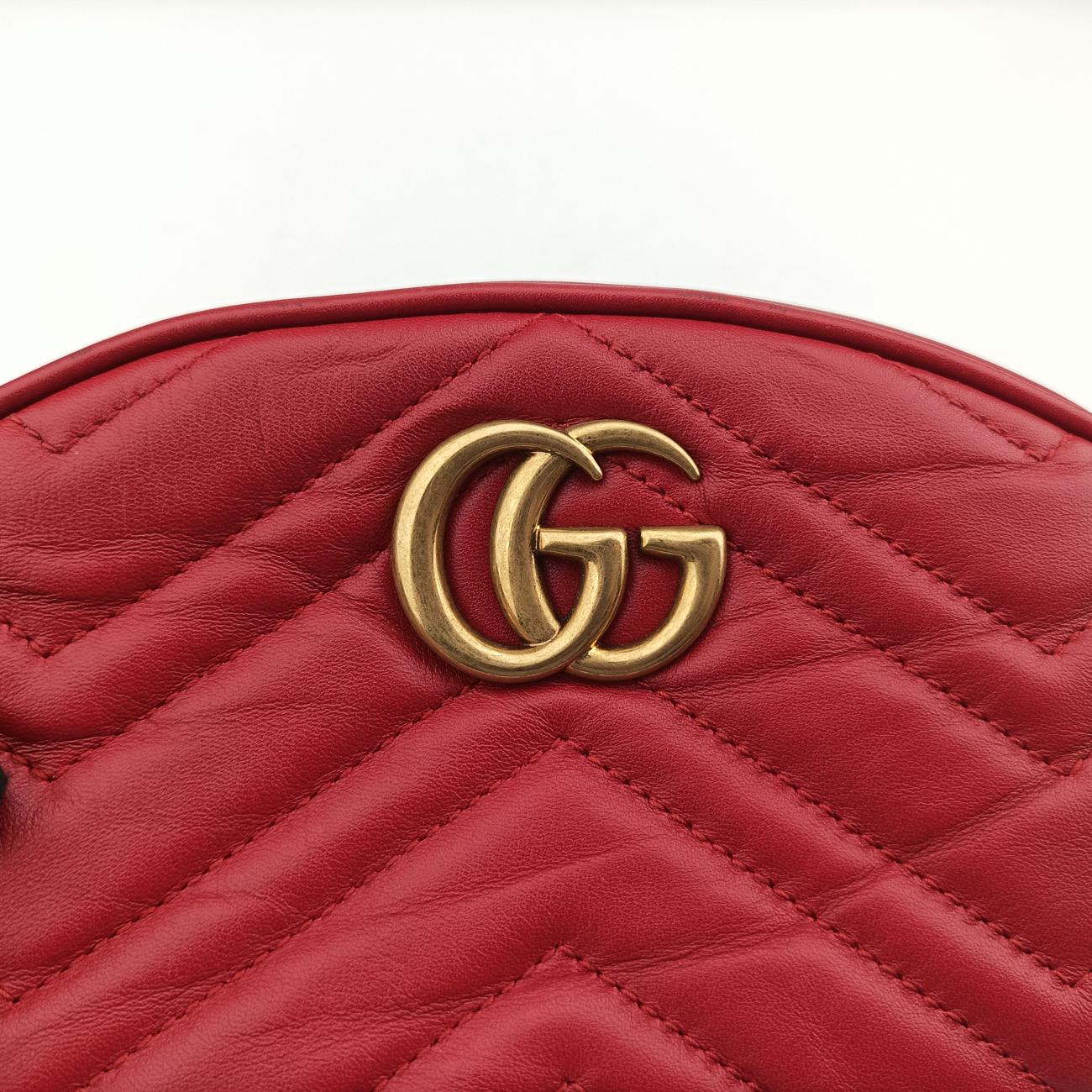 GG MarmontRedLeather476434H027645542GGマーモントレッドレザー476434H027645542