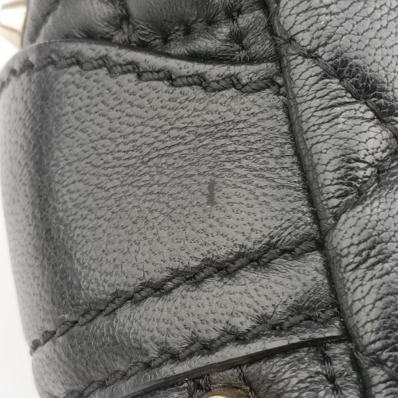 Medusa Nappa Barocco Quilted Studded VanitasBlackLeatherメデューサナッパバロックキルティングスタッズヴァニタスブラックレザー