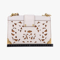 Laser Cut CahierWhiteLeather25レーザーカット カイエホワイトレザー25