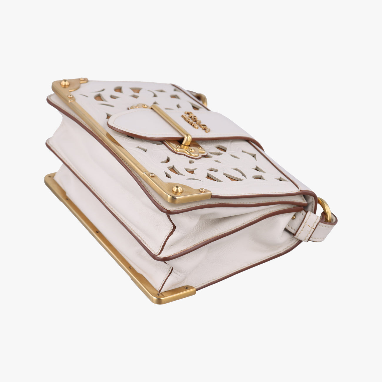 Laser Cut CahierWhiteLeather25レーザーカット カイエホワイトレザー25
