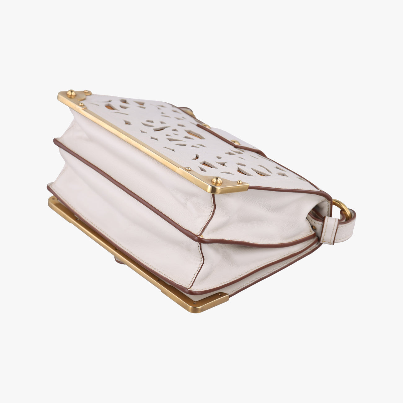 Laser Cut CahierWhiteLeather25レーザーカット カイエホワイトレザー25