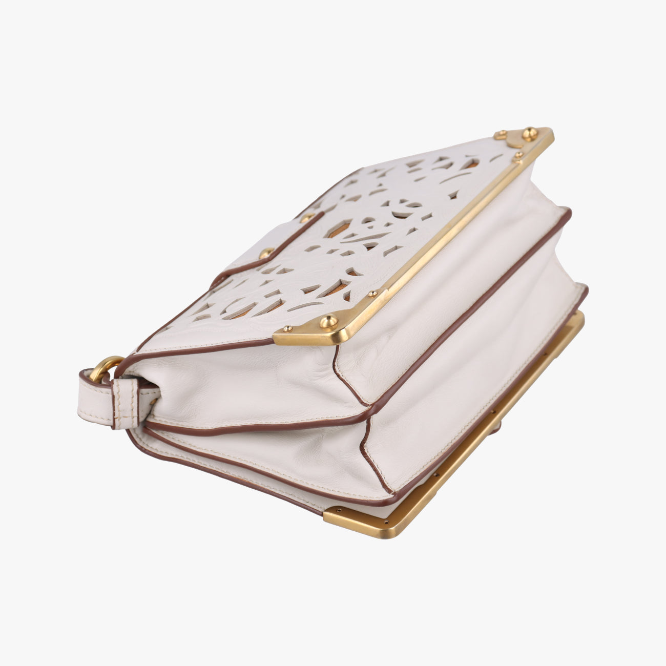 Laser Cut CahierWhiteLeather25レーザーカット カイエホワイトレザー25