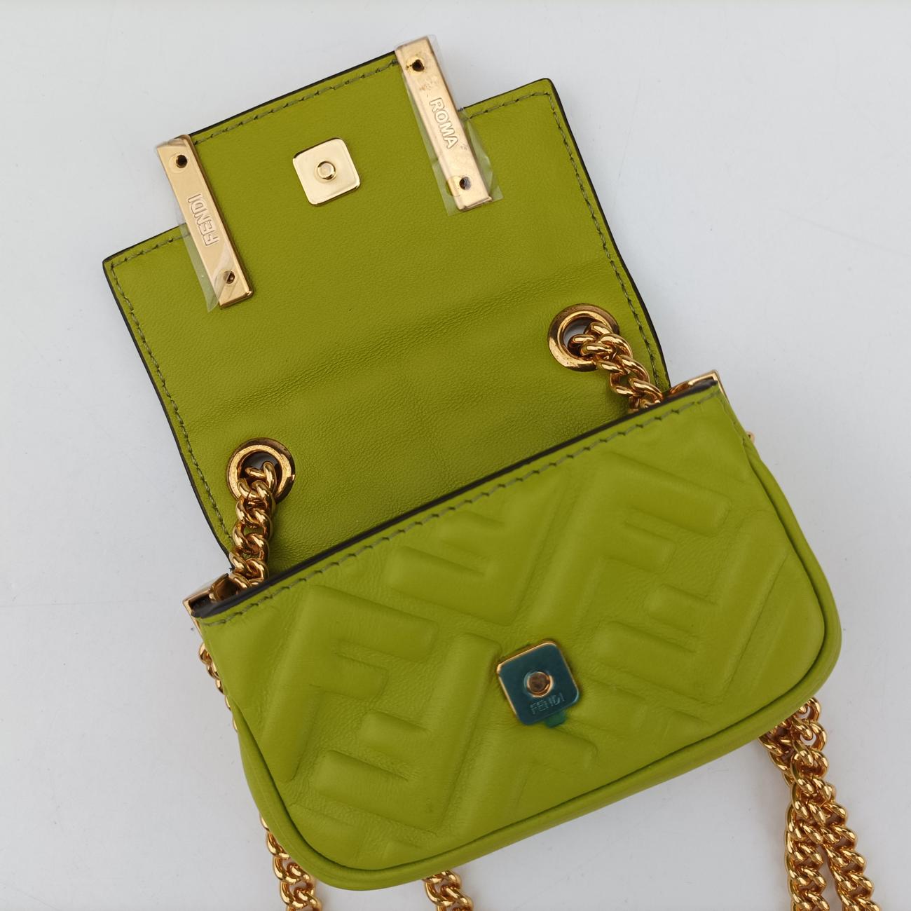 Nano BaguetteGreenLeather7AS1437AS143-AAJD-229-0189ナノバゲットグリーンレザー7AS1437AS143-AAJD-229-0189