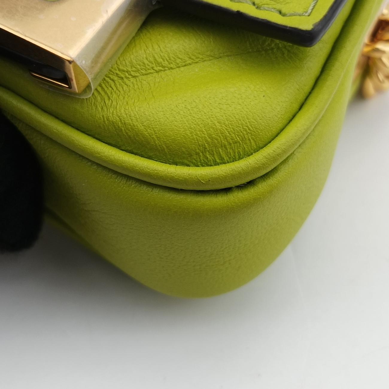 Nano BaguetteGreenLeather7AS1437AS143-AAJD-229-0189ナノバゲットグリーンレザー7AS1437AS143-AAJD-229-0189