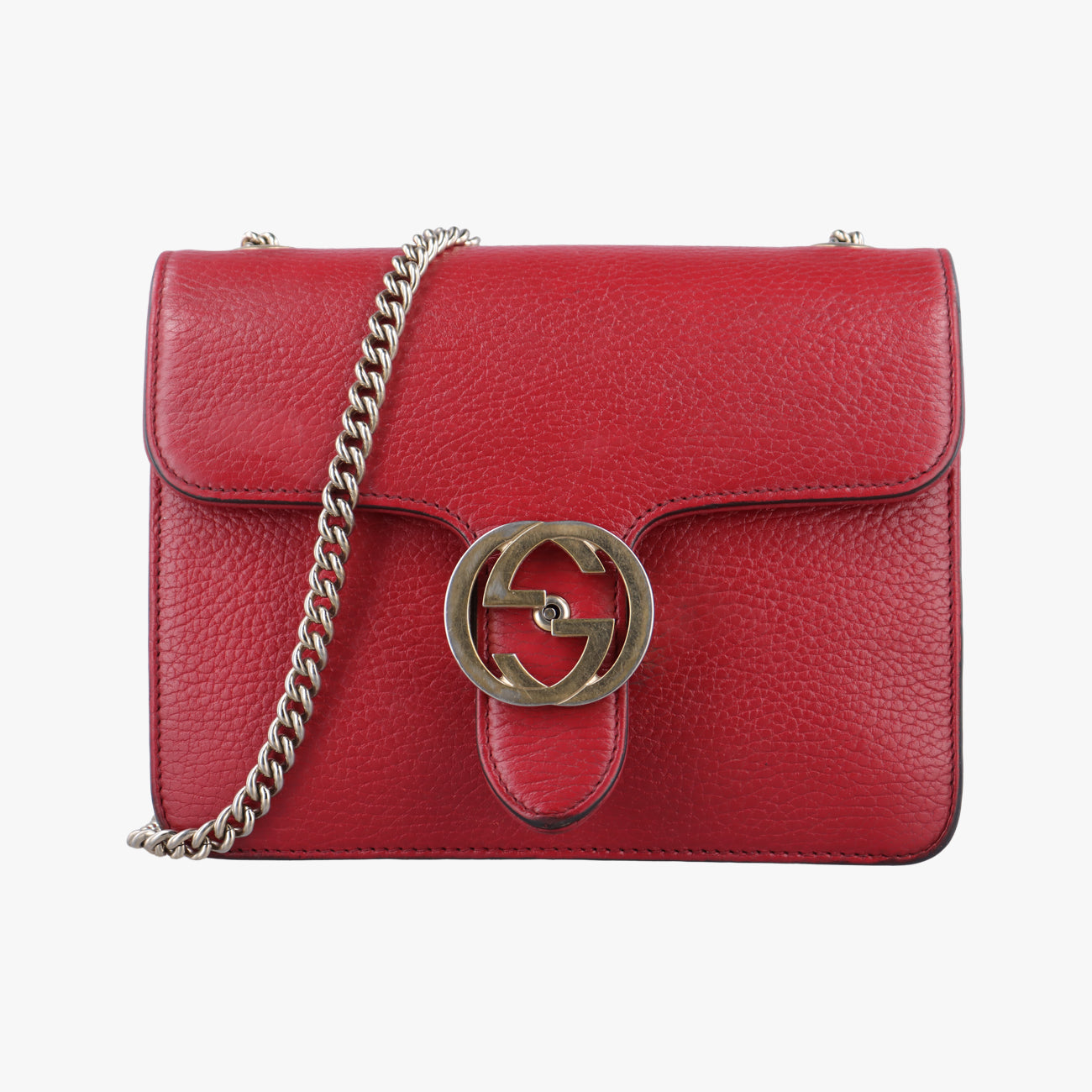 Interlocking GRedLeather510304I028135743インターロッキングGレッドレザー510304I028135743