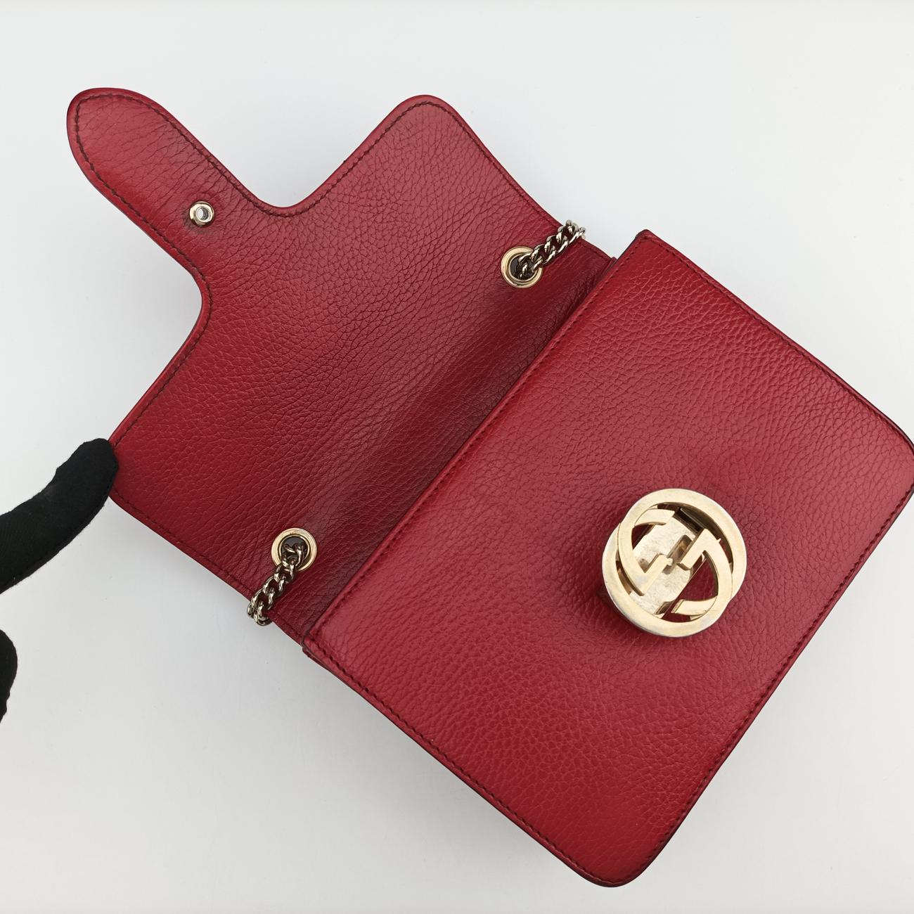 Interlocking GRedLeather510304I028135743インターロッキングGレッドレザー510304I028135743