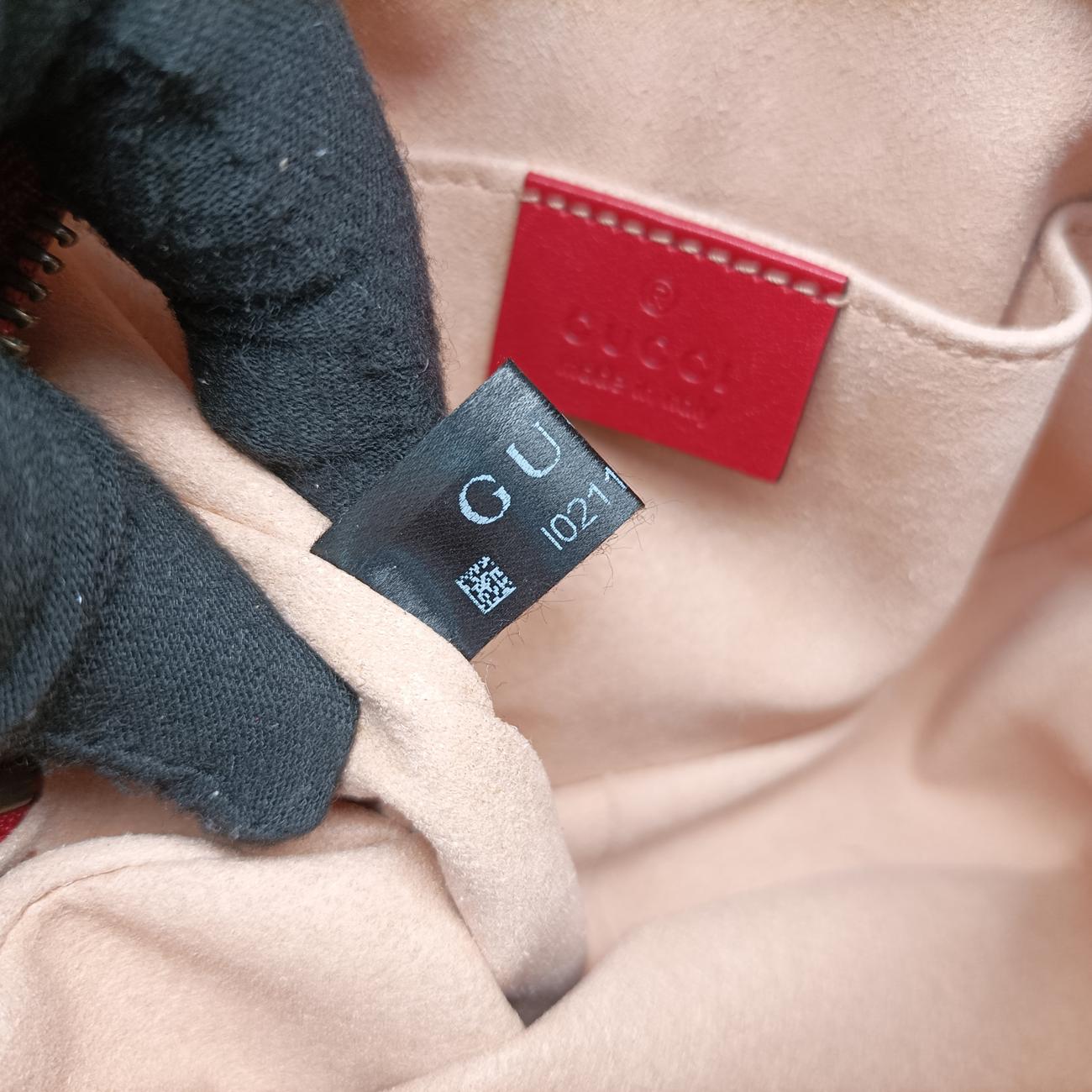 GG MarmontRedLeatherI021188489GGマーモントレッドレザー448065I021188489