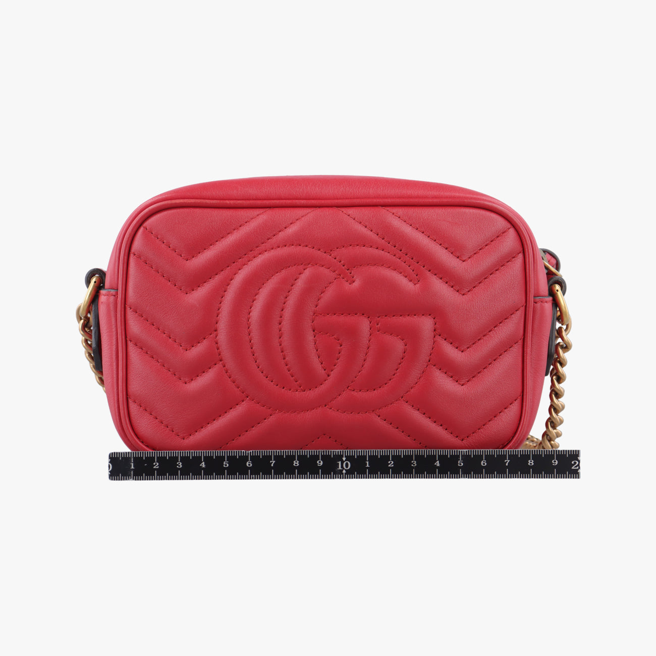 GG MarmontRedLeatherI021188489GGマーモントレッドレザー448065I021188489