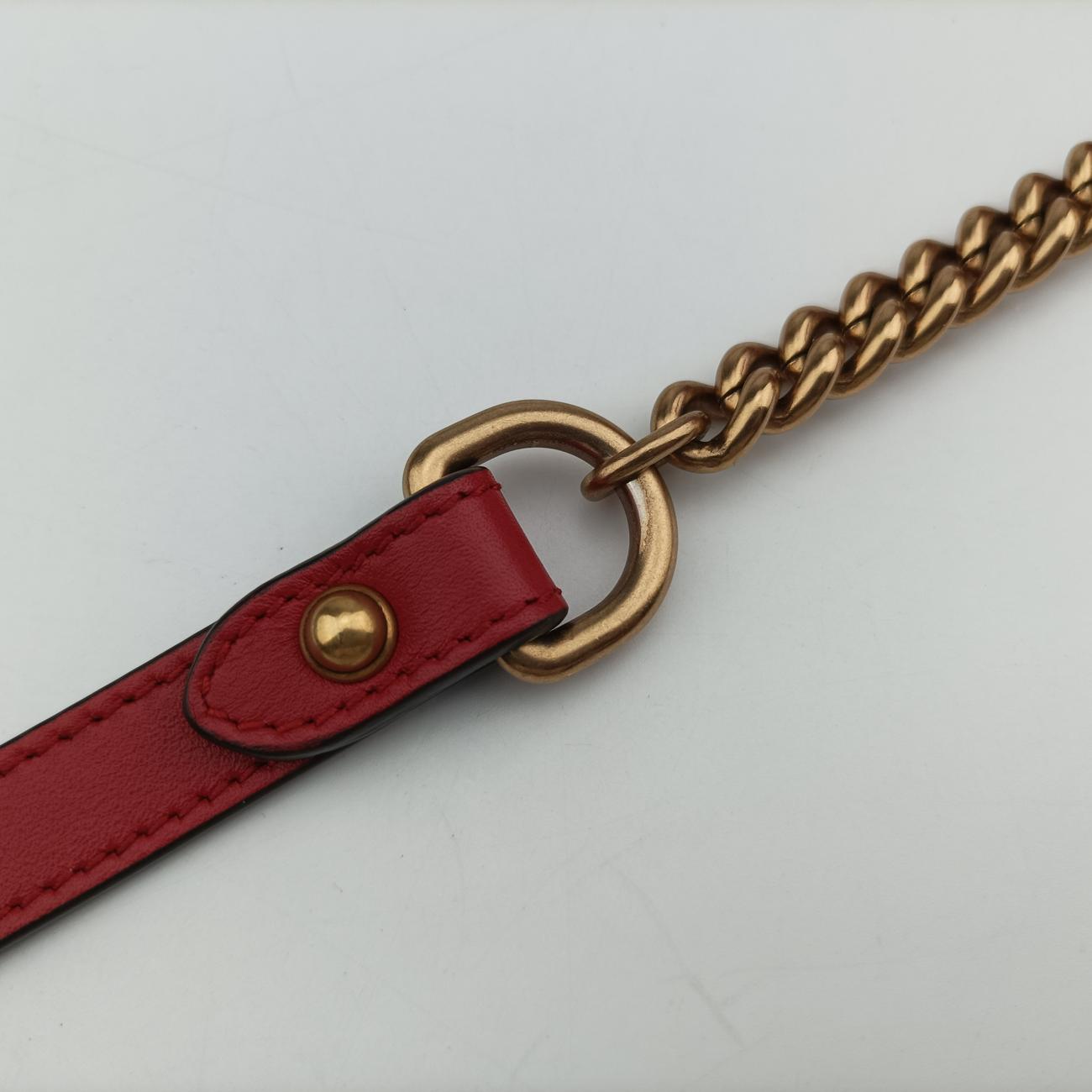 GG MarmontRedLeatherI021188489GGマーモントレッドレザー448065I021188489