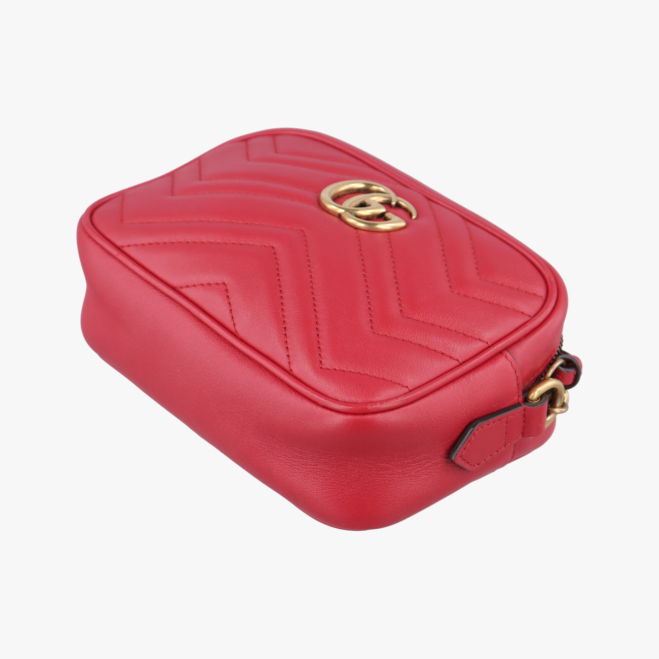 GG MarmontRedLeatherI021188489GGマーモントレッドレザー448065I021188489