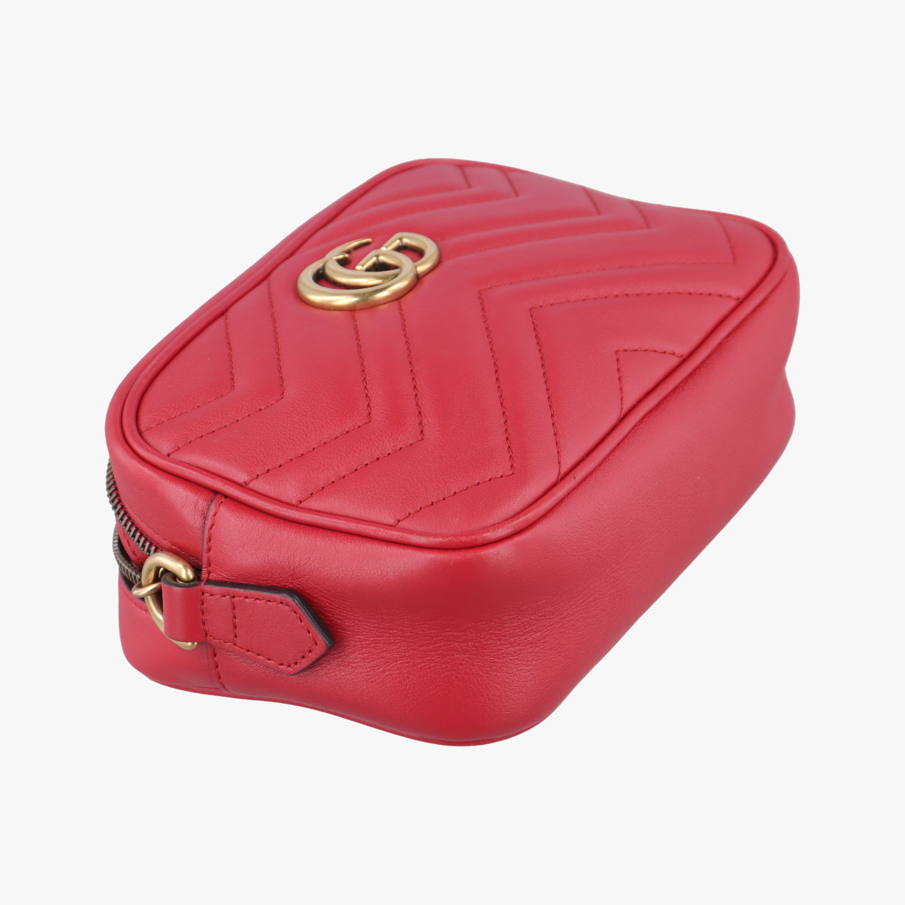 GG MarmontRedLeatherI021188489GGマーモントレッドレザー448065I021188489
