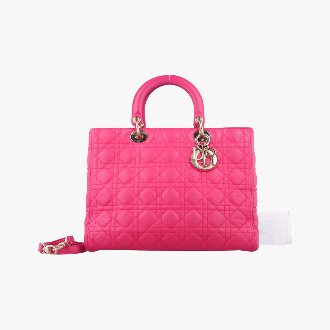 Lady DiorRoselambskin18-MA-0114レディディオールローズ レッドラムスキン18-MA-0114