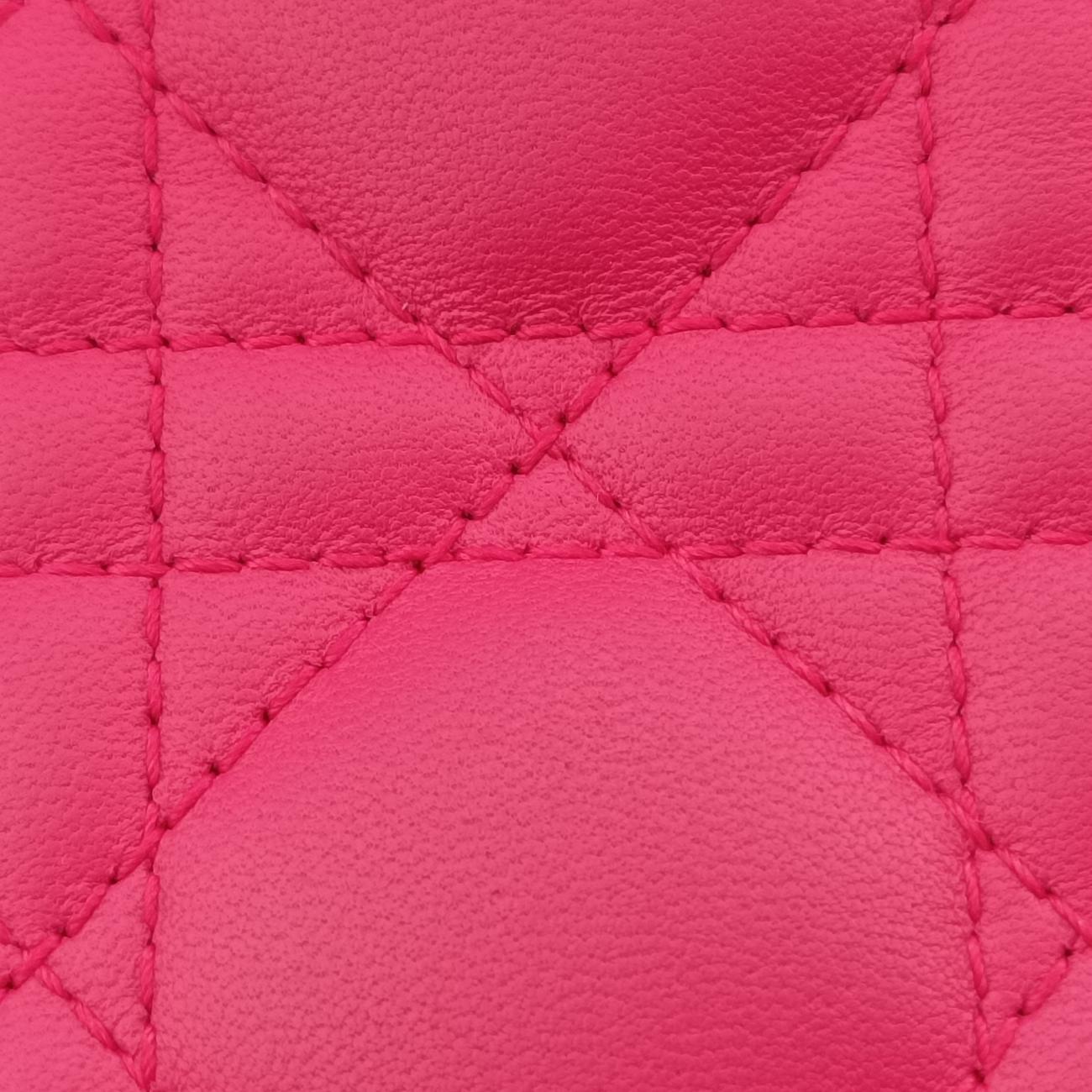 Lady DiorRoselambskin18-MA-0114レディディオールローズ レッドラムスキン18-MA-0114