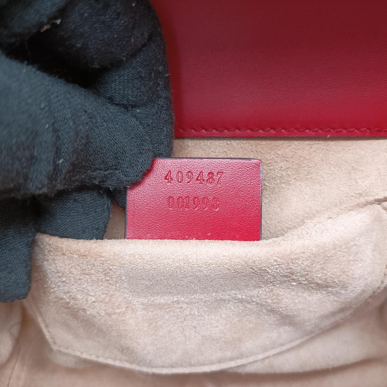 PadlockRedLeather409487Lot number unknownパドロックレッドレザー409487製番不明