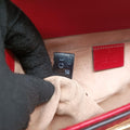 PadlockRedLeather409487Lot number unknownパドロックレッドレザー409487製番不明