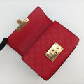 PadlockRedLeather409487Lot number unknownパドロックレッドレザー409487製番不明