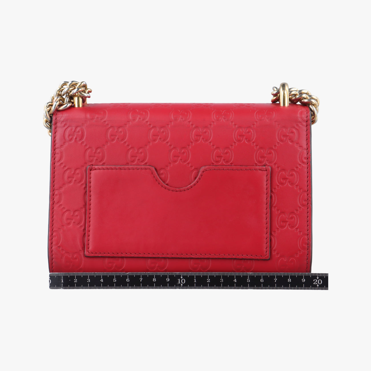 PadlockRedLeather409487Lot number unknownパドロックレッドレザー409487製番不明