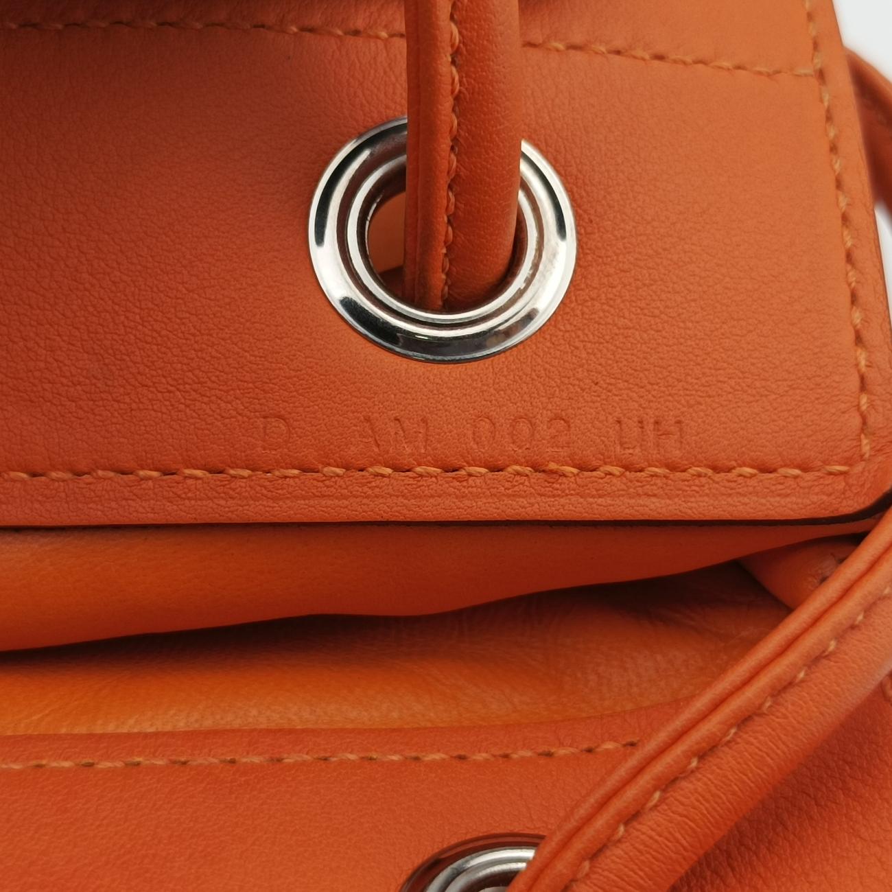 Sac Aline miniOrangelambskinD AM 002 UHサック アリーヌ ミニオレンジラムスキンD AM 002 UH