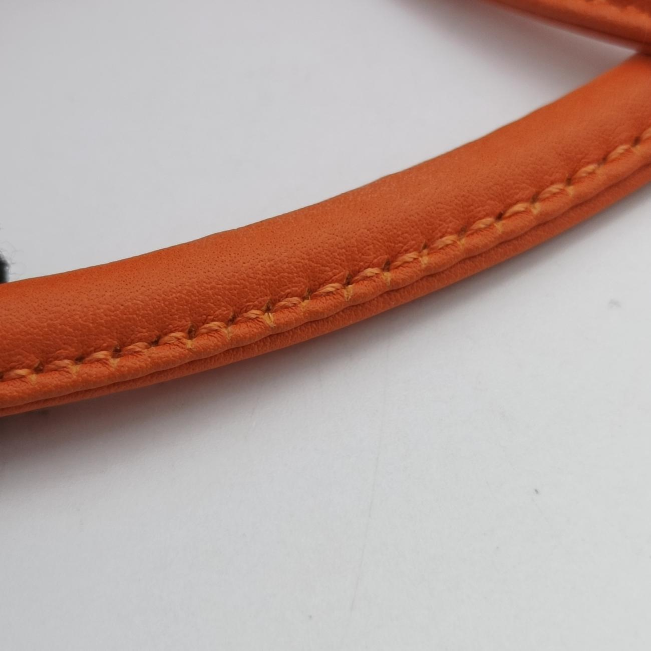 Sac Aline miniOrangelambskinD AM 002 UHサック アリーヌ ミニオレンジラムスキンD AM 002 UH