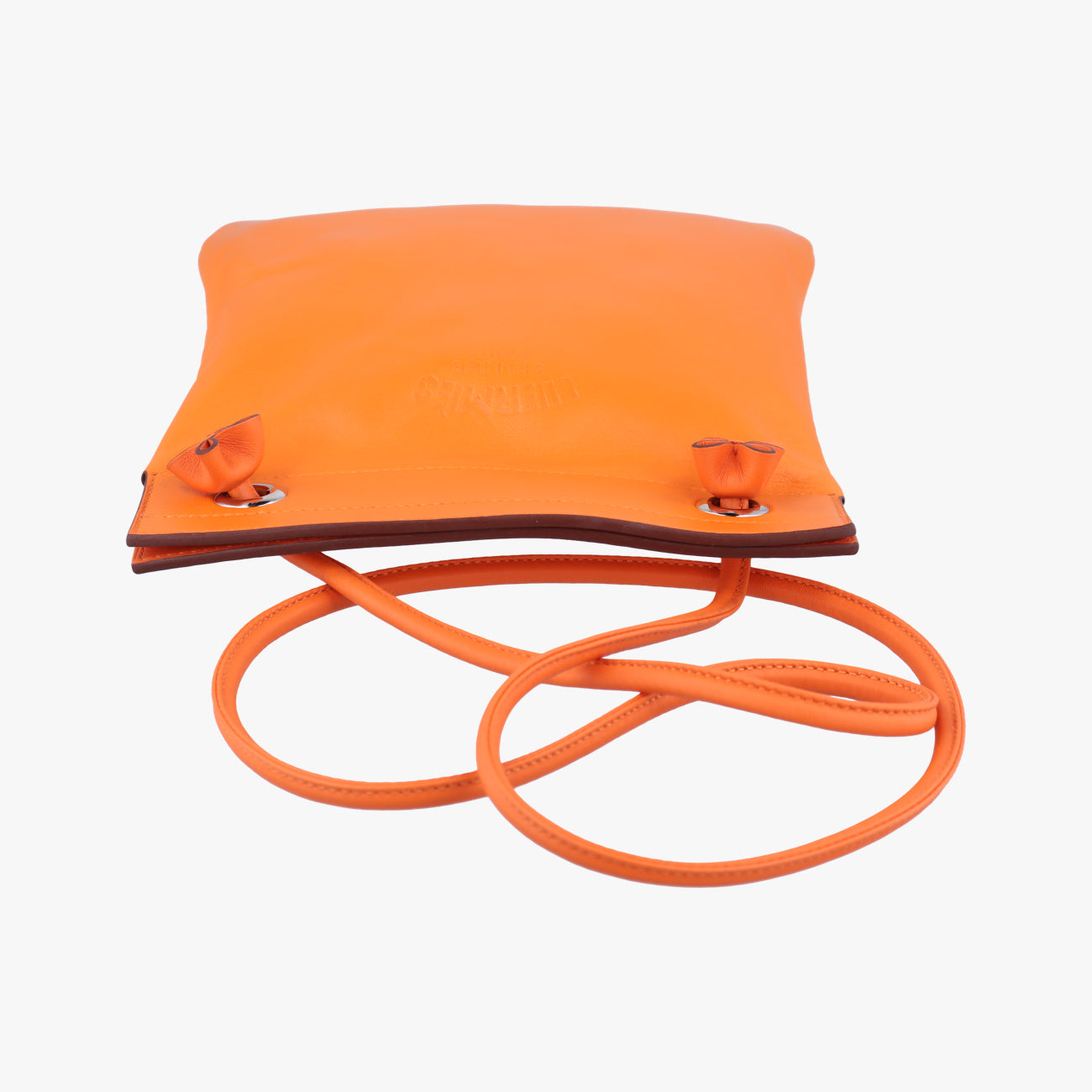Sac Aline miniOrangelambskinD AM 002 UHサック アリーヌ ミニオレンジラムスキンD AM 002 UH