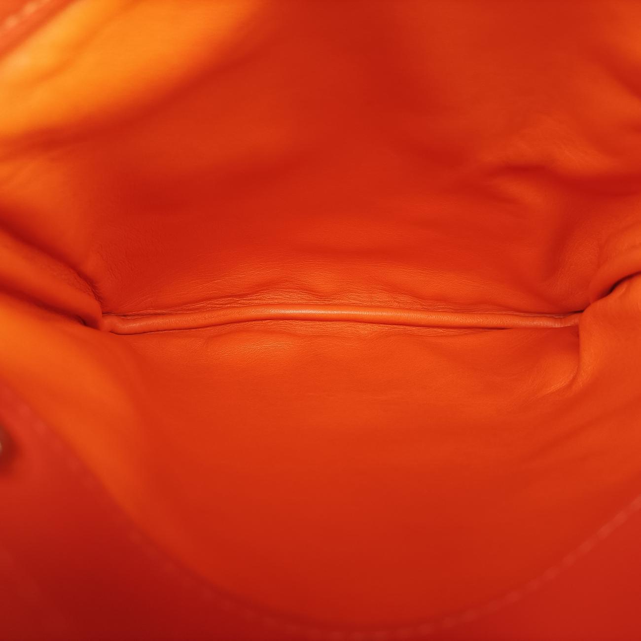 Sac Aline miniOrangelambskinD AM 002 UHサック アリーヌ ミニオレンジラムスキンD AM 002 UH