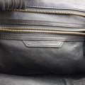Luggage Mini ShopperBlack×BeigeLeather x snakeskinS-GA-1101ラゲージミニショッパーブラック×ベージュレザー×ヘビ革S-GA-1101