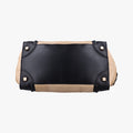 Luggage Mini ShopperBlack×BeigeLeather x snakeskinS-GA-1101ラゲージミニショッパーブラック×ベージュレザー×ヘビ革S-GA-1101